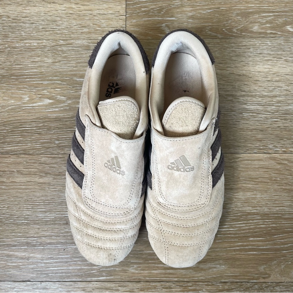 Moving out tomorrow! Adidas taekwondo Beige and Brown Shoes size 7